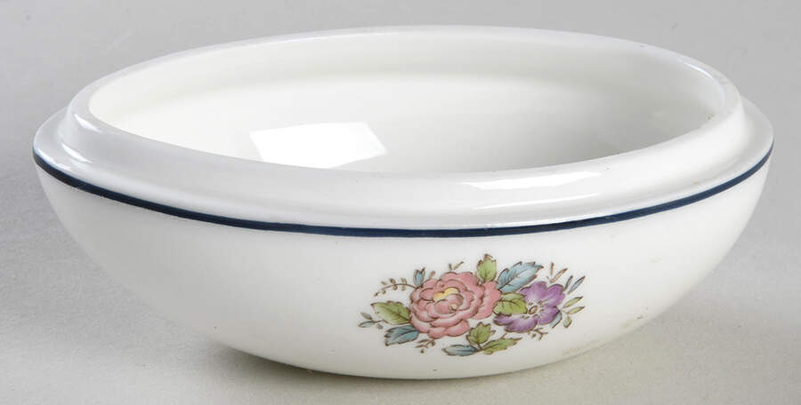 Runnymede Blue 4" Egg Box No Lid by Wedgwood-1