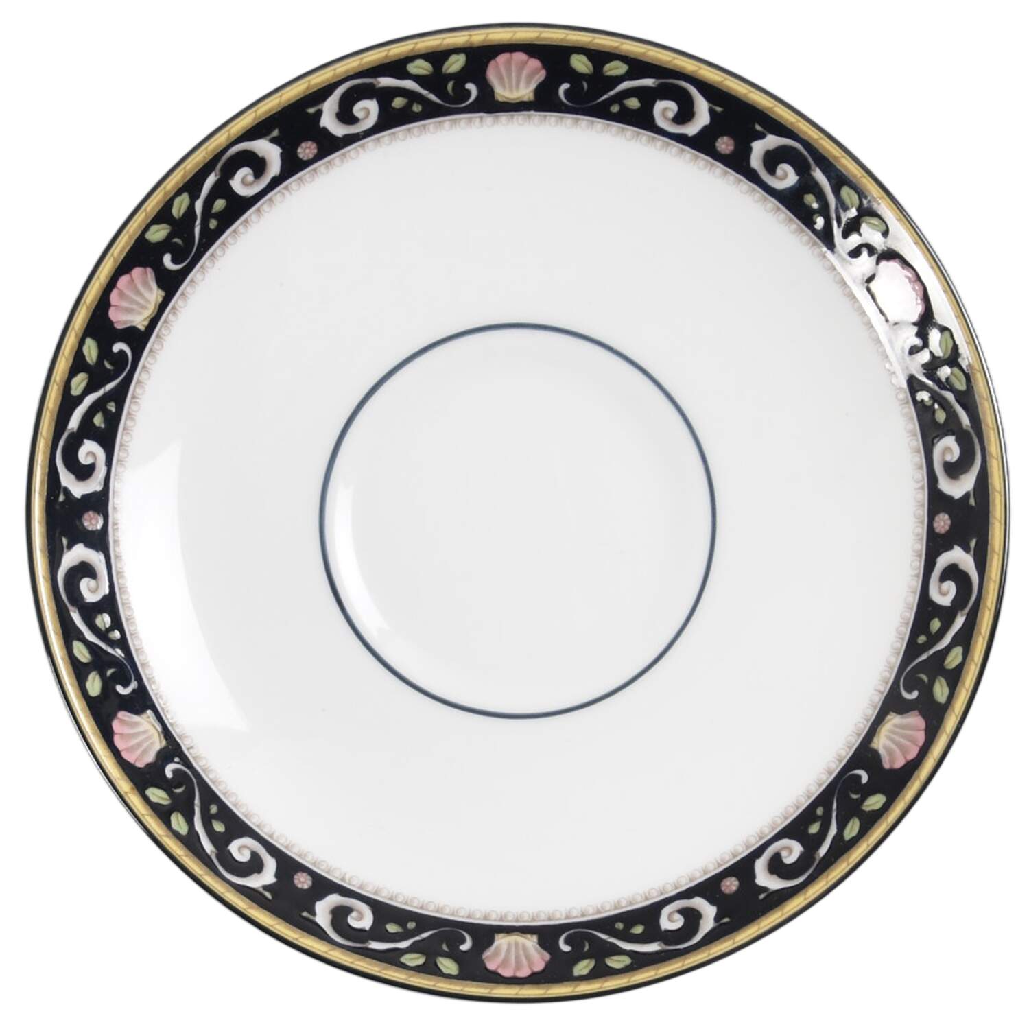 Runnymede Blue Saucer by Wedgwood-1