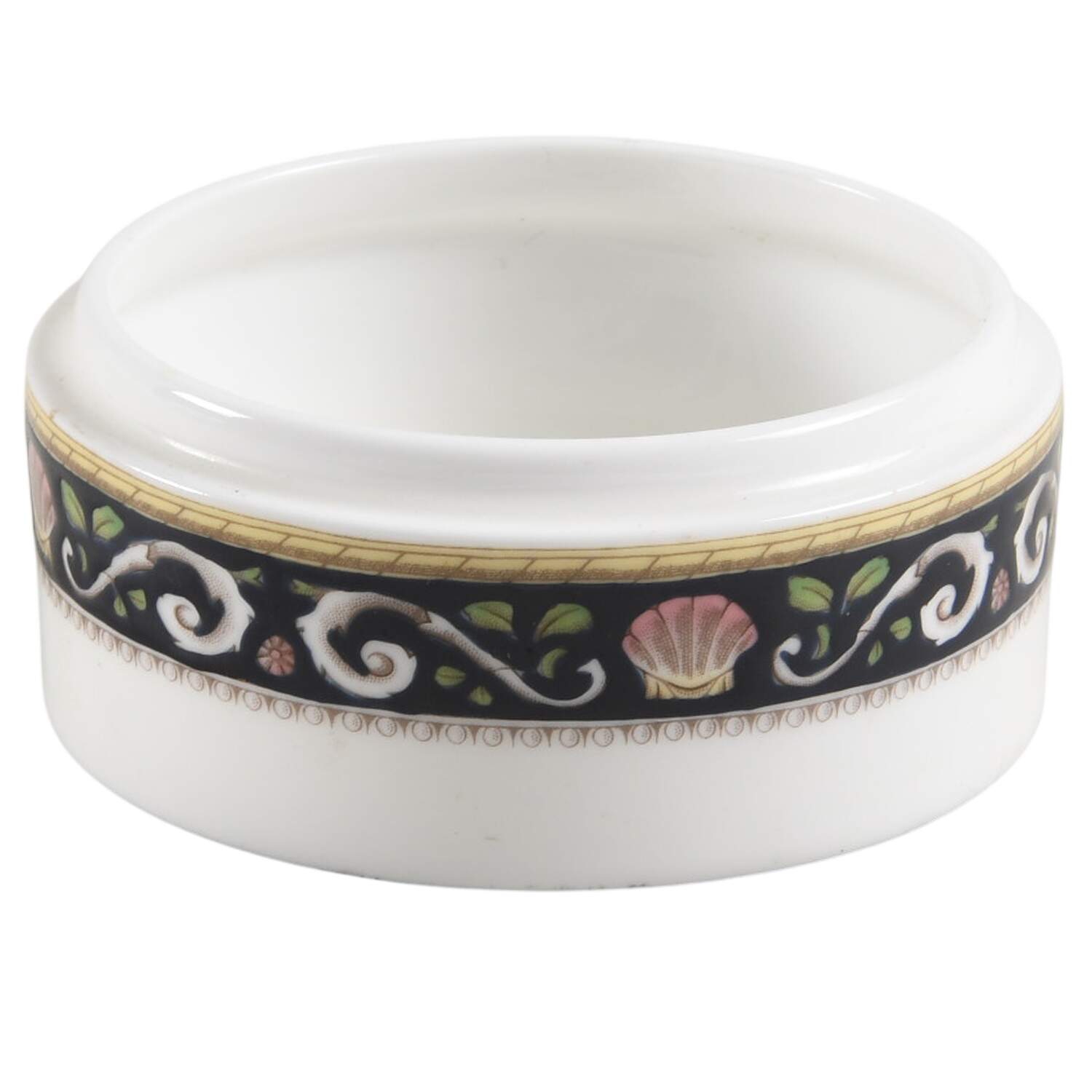 Runnymede Blue 3" Round Box No Lid by Wedgwood-1