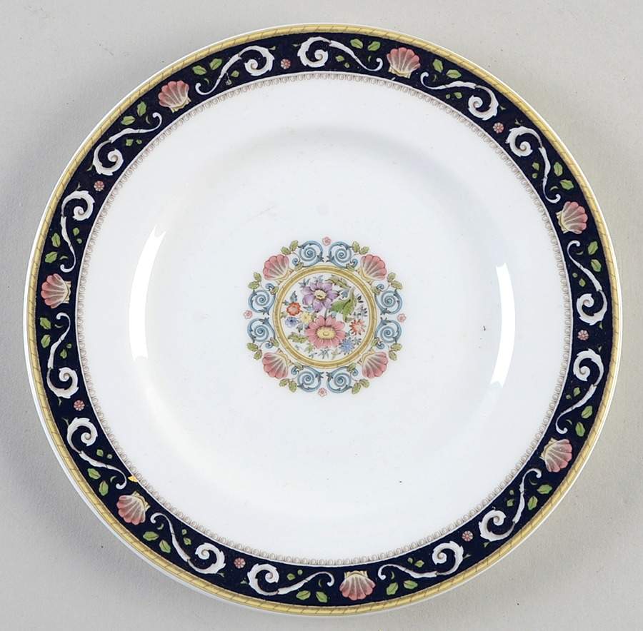 Runnymede Blue Dessert/Pie Plate by Wedgwood-1