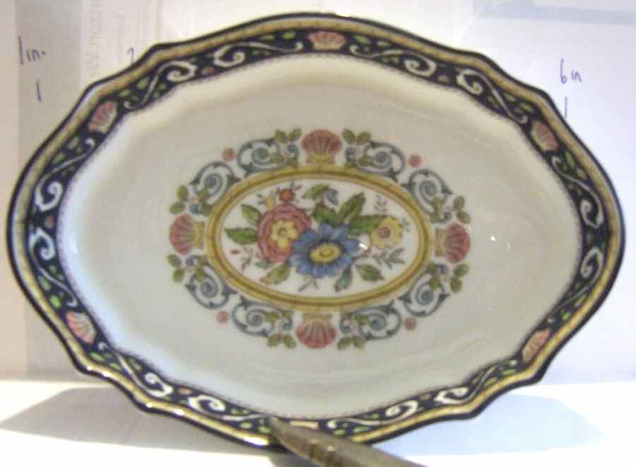 Runnymede Blue Scalloped Tray by Wedgwood-1