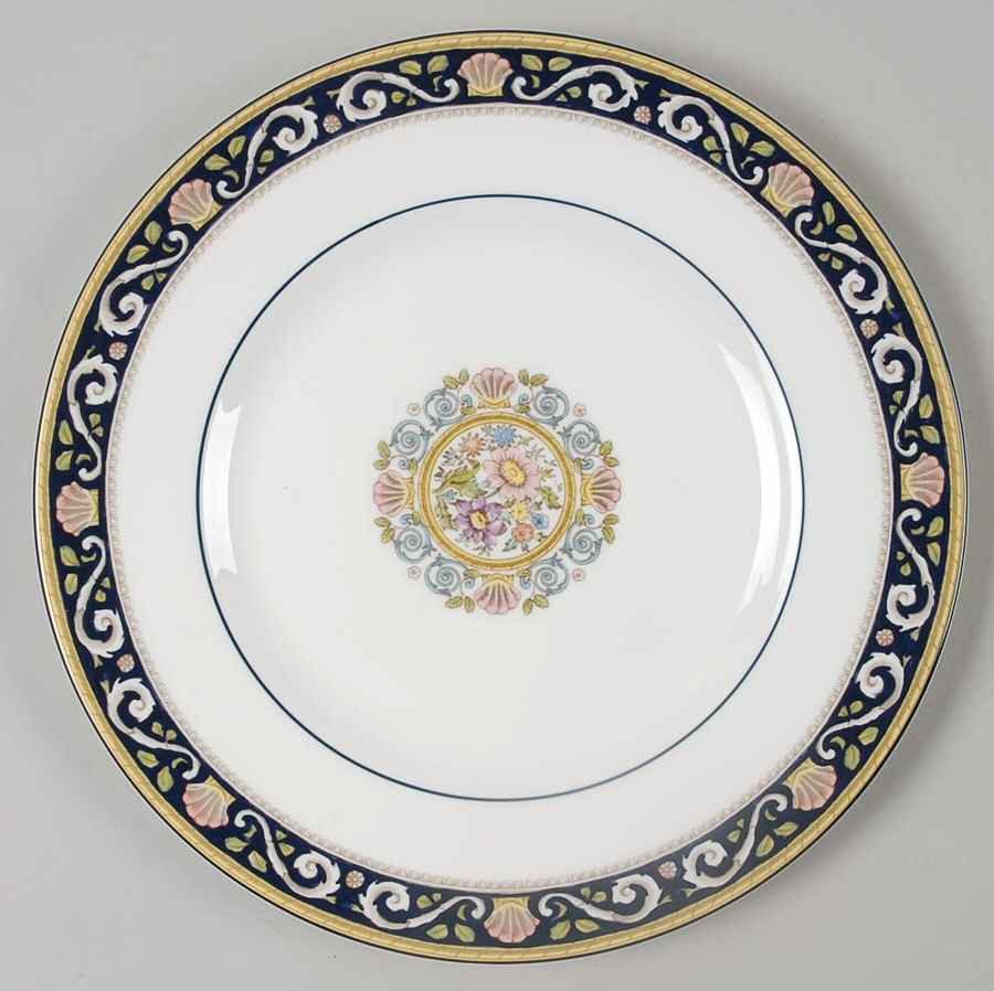Runnymede Blue Luncheon Plate by Wedgwood-1