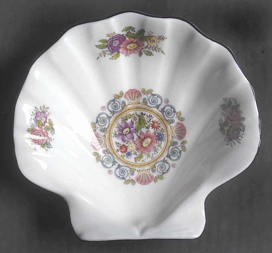 Runnymede Blue Shell Shaped Dish by Wedgwood-1
