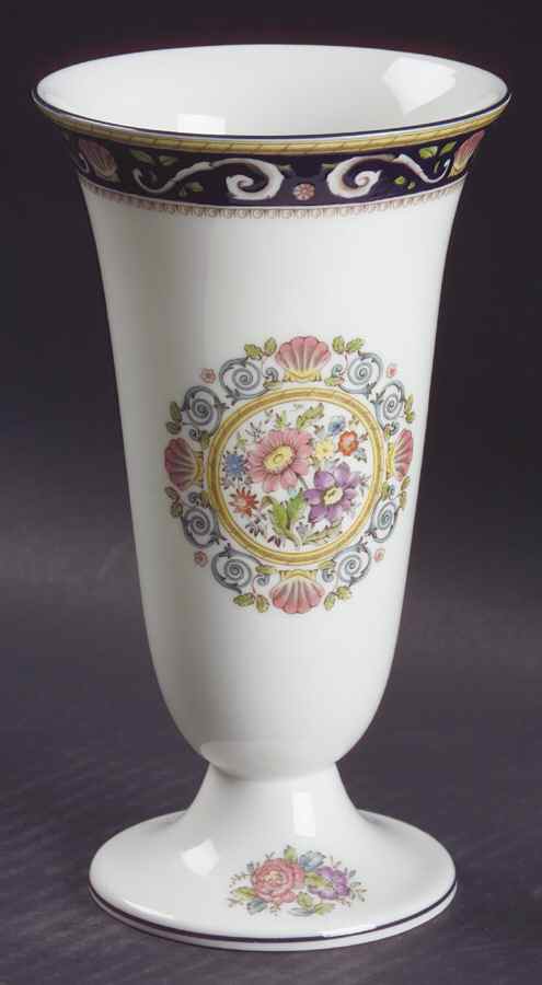 Runnymede Blue 7" Vase by Wedgwood-1