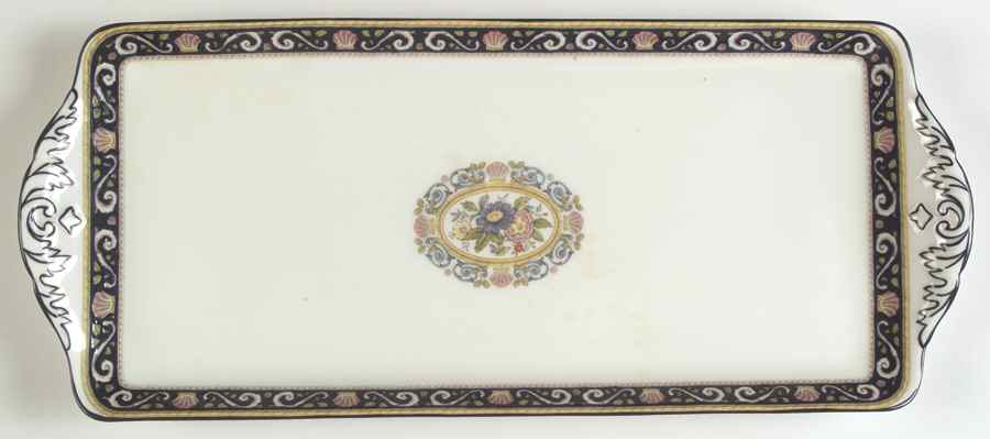 Runnymede Blue Large Sandwich Tray by Wedgwood-1