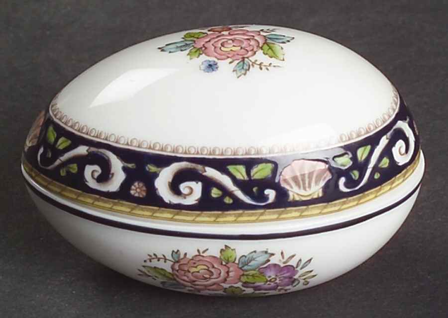 Runnymede Blue Mini Egg Box & Lid by Wedgwood-1