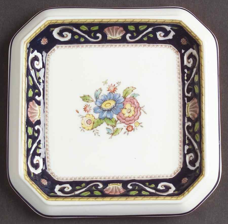 Runnymede Blue 4" Square Sweet Meat by Wedgwood-1