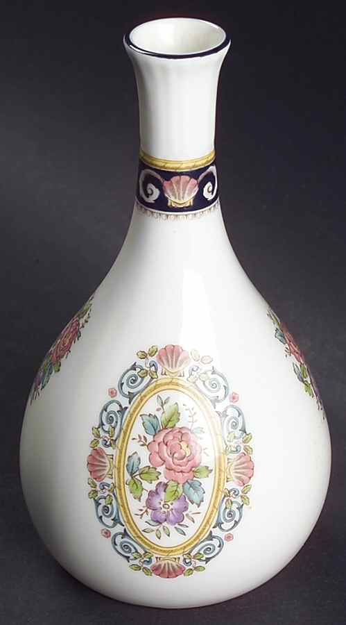 Runnymede Blue 5" Bud Vase by Wedgwood-1