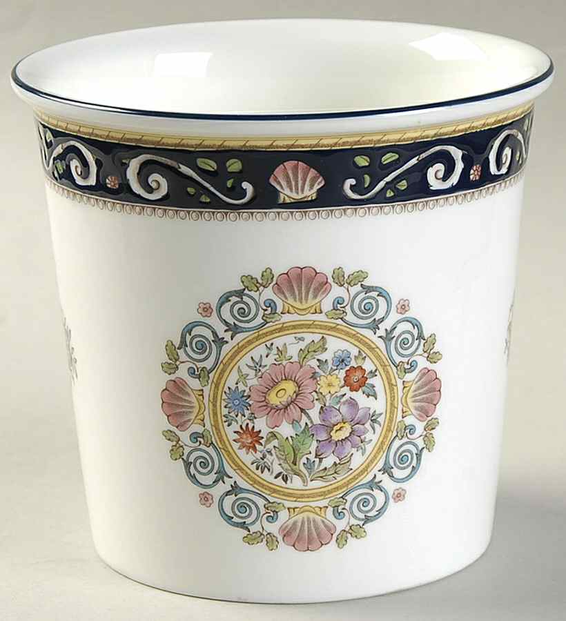 Runnymede Blue 3" Flower Pot by Wedgwood-1