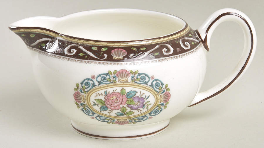 Runnymede Brown 146 Shape Creamer by Wedgwood-1