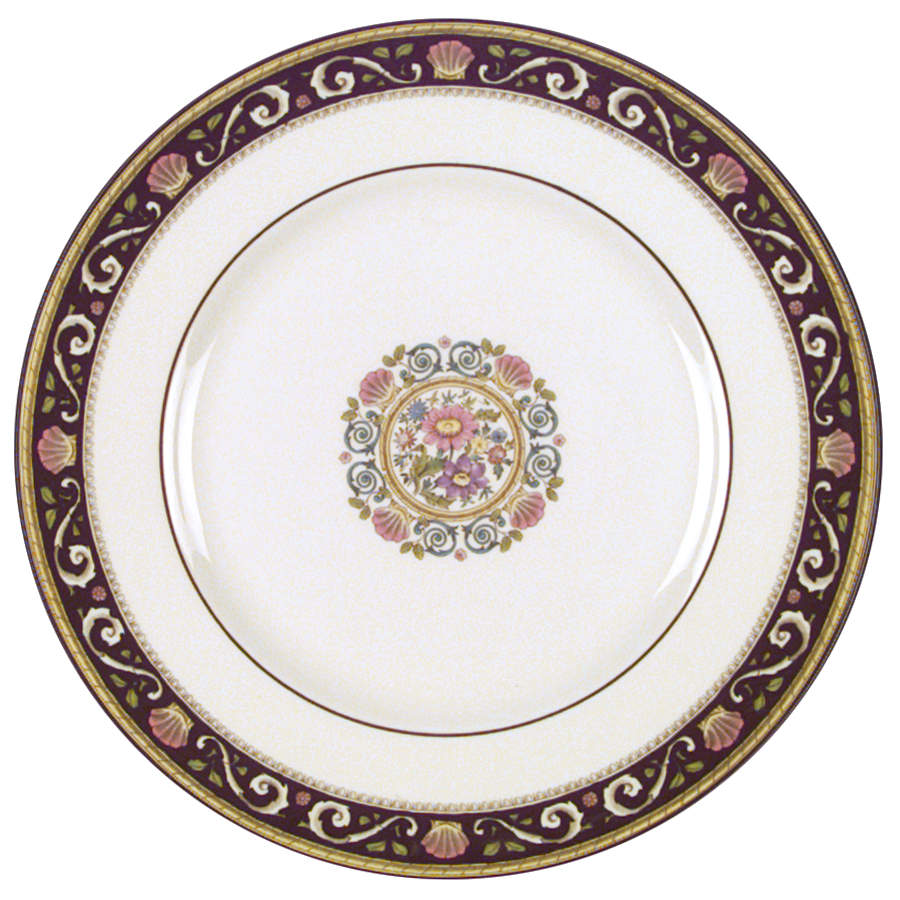 Runnymede Brown Dinner Plate by Wedgwood-1