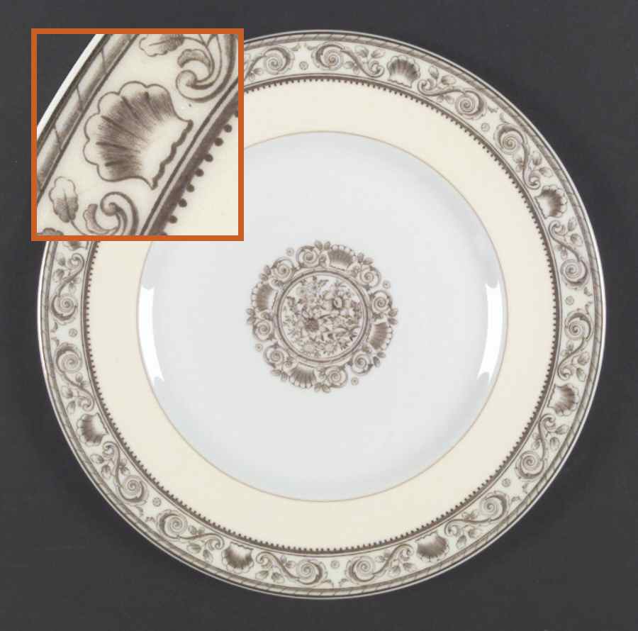 Runnymede Cream Dinner Plate by Wedgwood-1