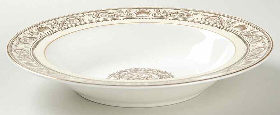 Runnymede Cream Rim Soup Bowl by Wedgwood-1