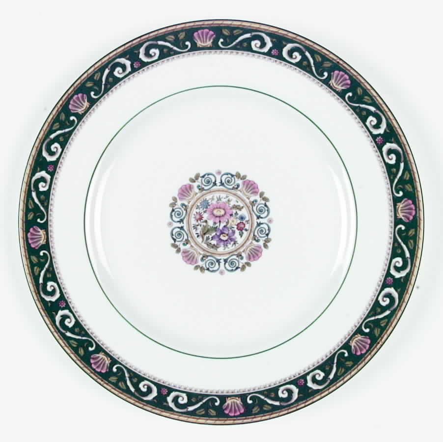 Runnymede Green Dinner Plate by Wedgwood-1
