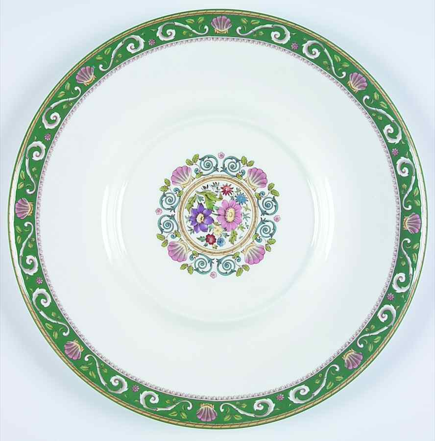 Runnymede Green Underplate for Tureen by Wedgwood-1