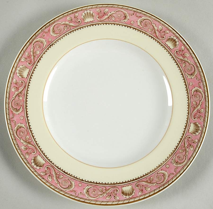 Runnymede Pink Salad Plate by Wedgwood-1