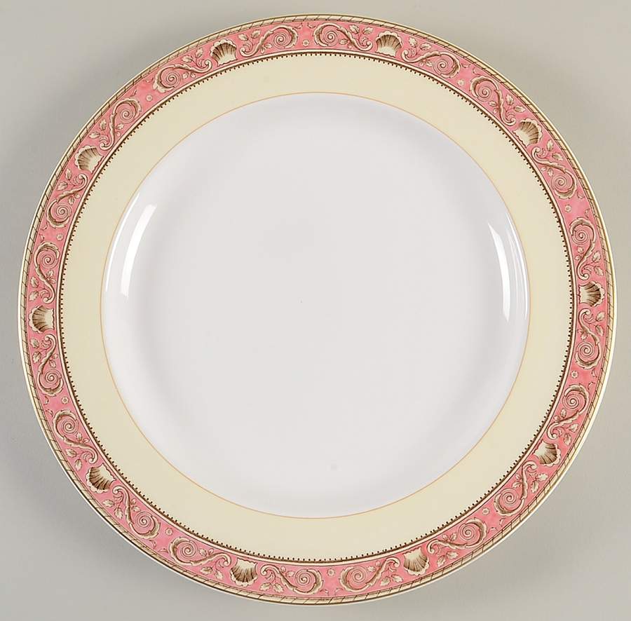 Runnymede Pink 13" Chop Plate (Round Platter) by Wedgwood-1