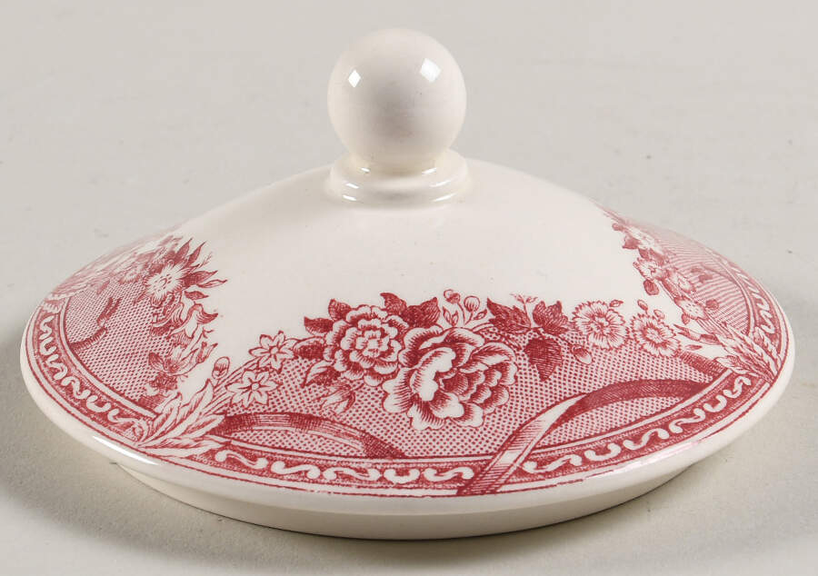 Salem College Mulberry Lid for Sugar Bowl by Wedgwood-1