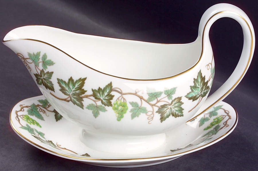 Santa Clara Gravy Boat with Attached Underplate by Wedgwood-1