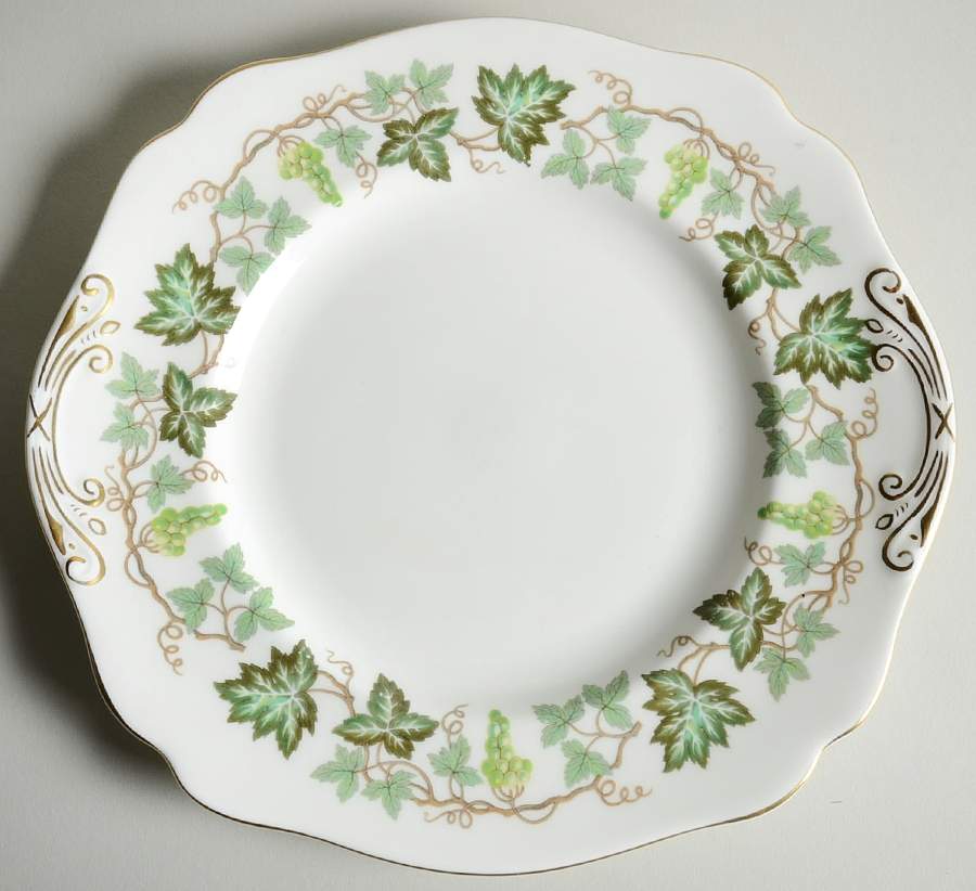 Santa Clara Square Handled Cake Plate by Wedgwood-1
