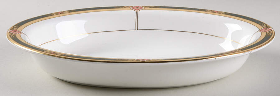 Samarkhand 10" Oval Vegetable Bowl by Wedgwood-1