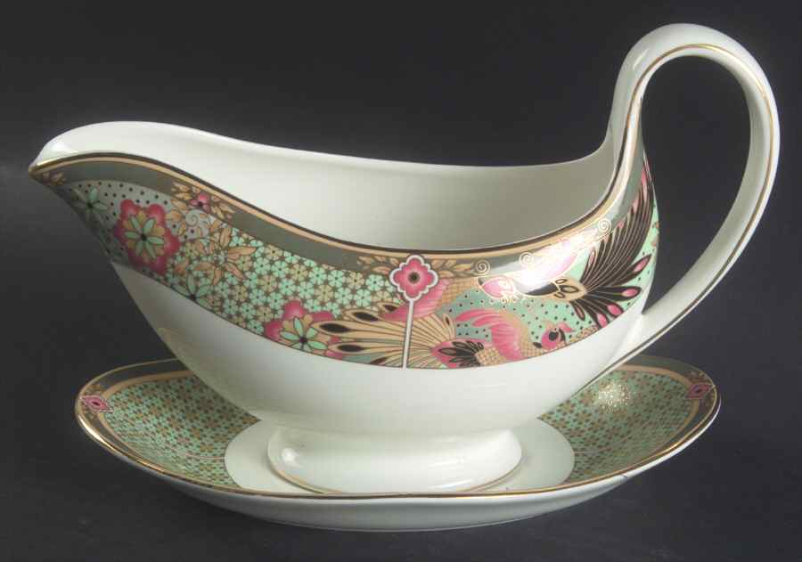 Samarkhand Gravy Boat & Underplate by Wedgwood-1