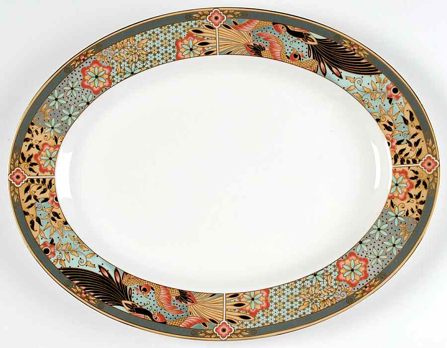 Samarkhand 15" Oval Serving Platter by Wedgwood-1