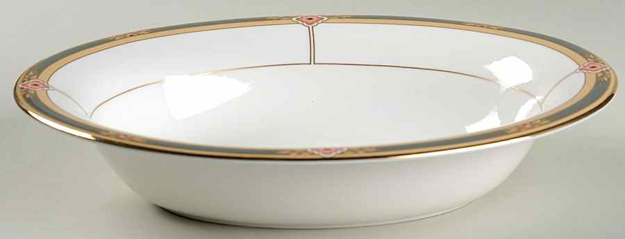 Samarkhand 9" Oval Vegetable Bowl by Wedgwood-1