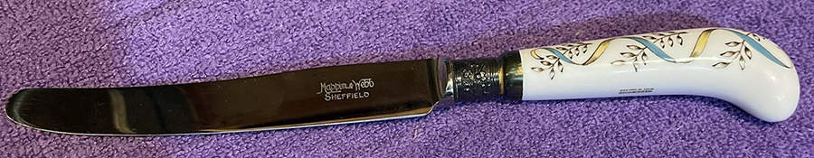 Sandringham Blue Individual Fruit Knife by Wedgwood-1