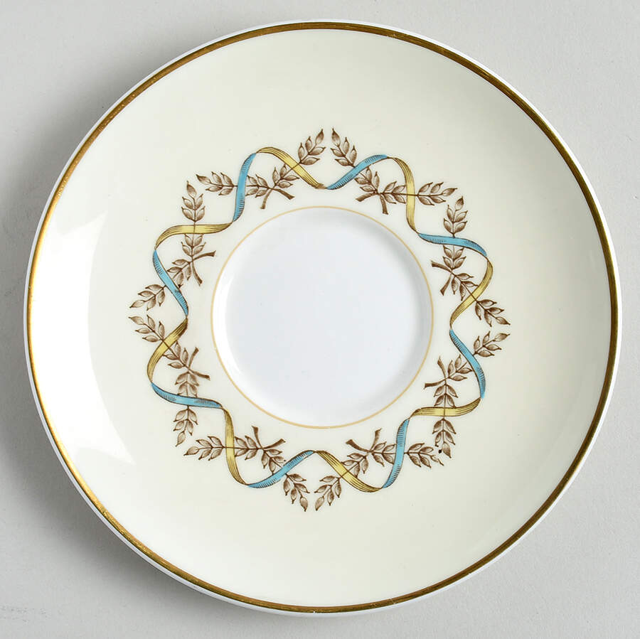 Sandringham Blue Saucer for Cream Soup Bowl by Wedgwood-1