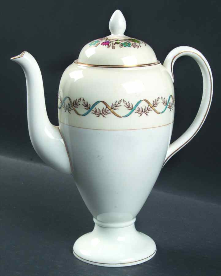 Sandringham Blue Coffee Pot & Lid by Wedgwood-1