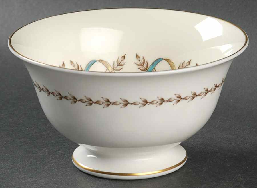 Sandringham Blue Open Sugar Bowl by Wedgwood-1