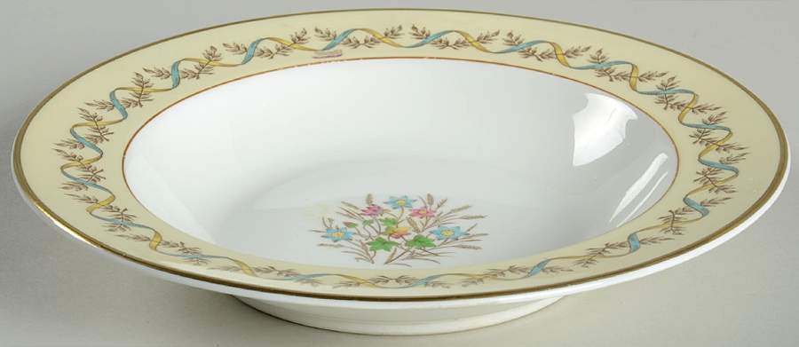 Sandringham Blue Rim Soup Bowl by Wedgwood-1