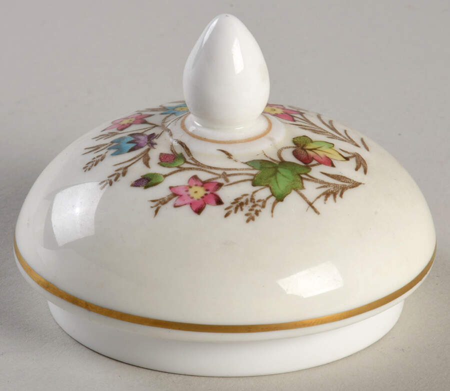 Sandringham Pink Lid for Globe Shape Sugar Bowl by Wedgwood-1