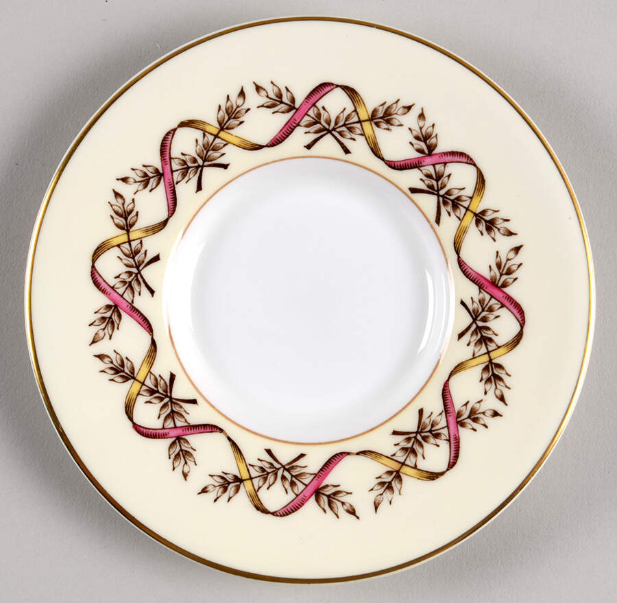 Sandringham Pink Saucer for Bond Shape Demitasse Cup by Wedgwood-1