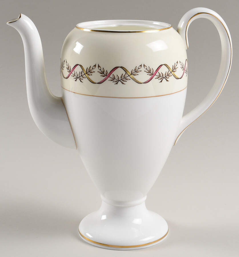 Sandringham Pink Coffee Pot No Lid by Wedgwood-1