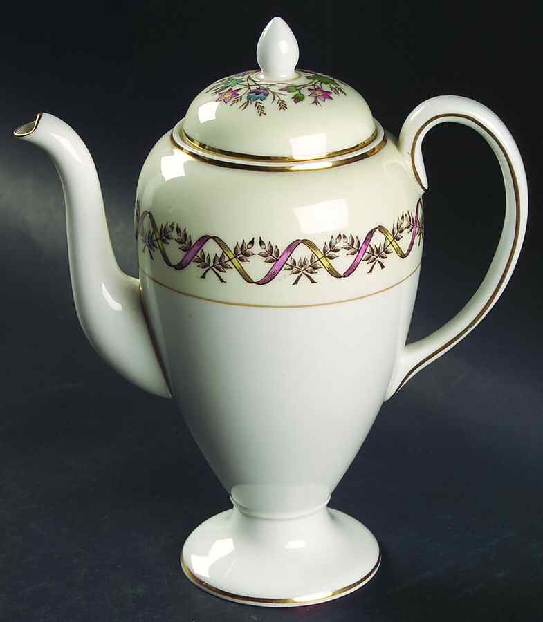 Sandringham Pink Mini Coffee Pot & Lid by Wedgwood-1