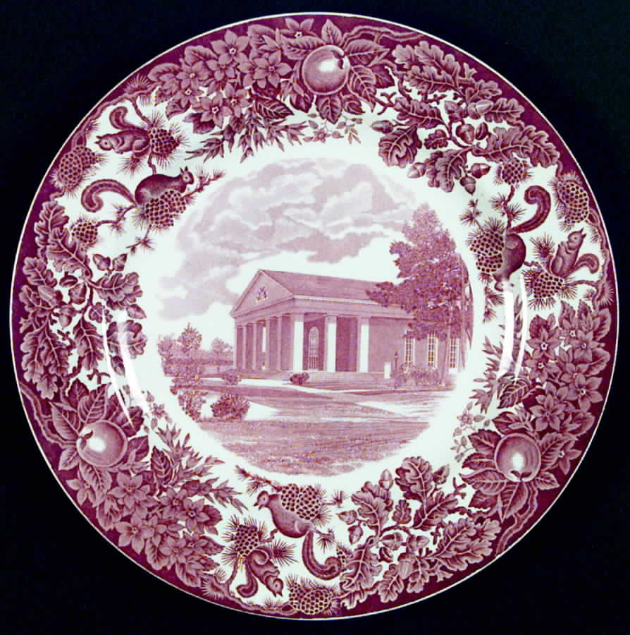 St Paul's School Pink Dinner Plate by Wedgwood-1