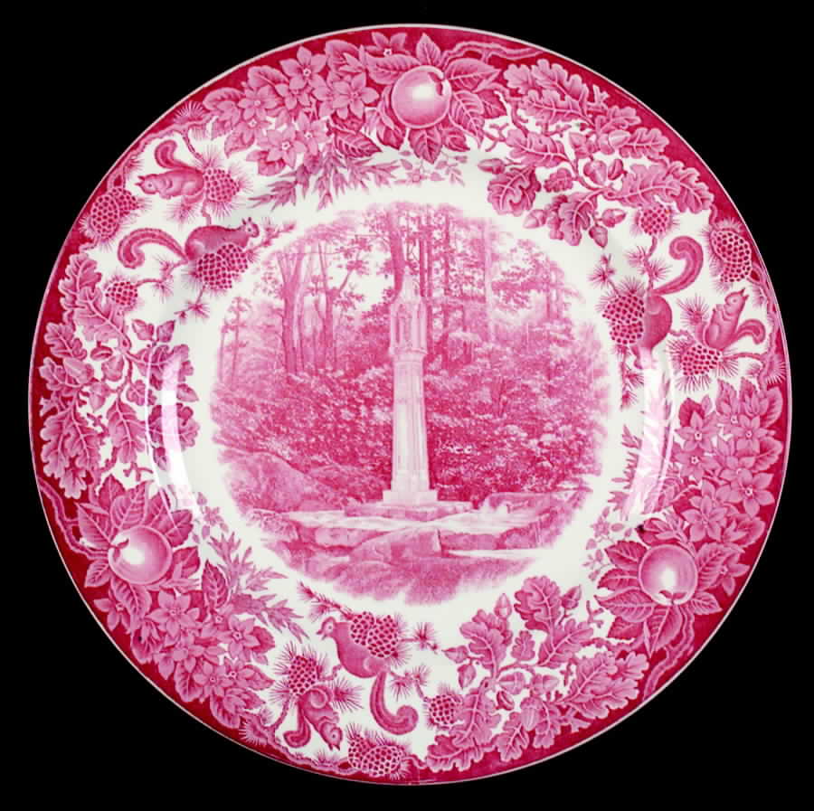St Paul's School Pink Dinner Plate by Wedgwood-1