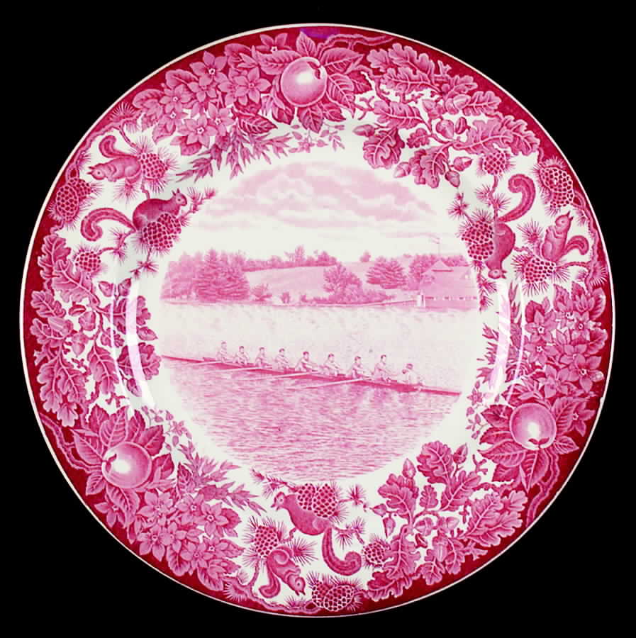 St Paul's School Pink Dinner Plate by Wedgwood-1