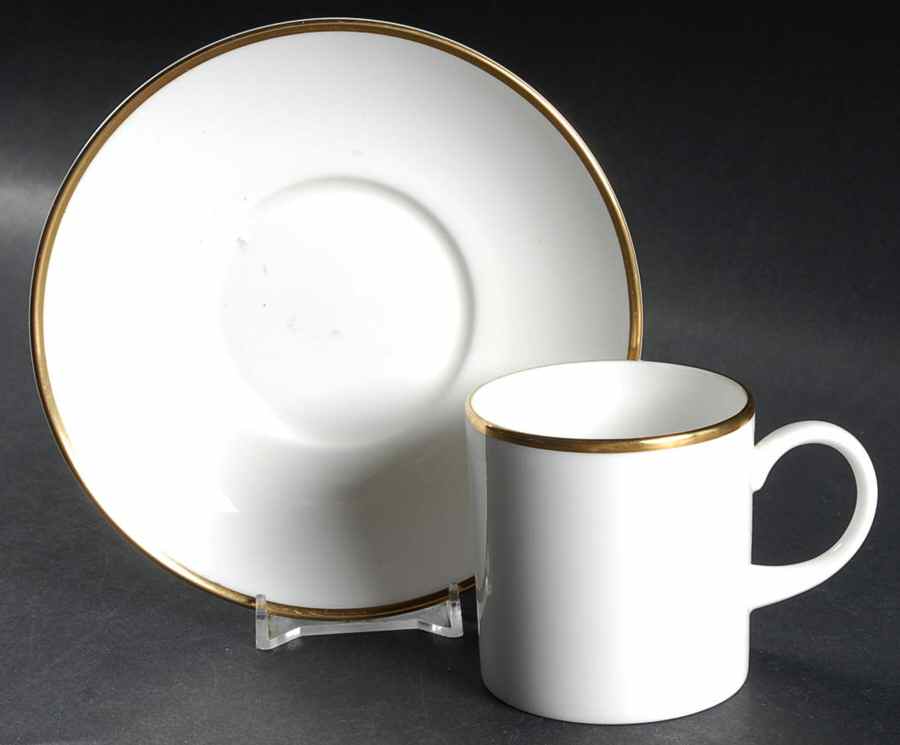 Saturn Can Shape Demitasse Cup and Saucer Set by Wedgwood-1