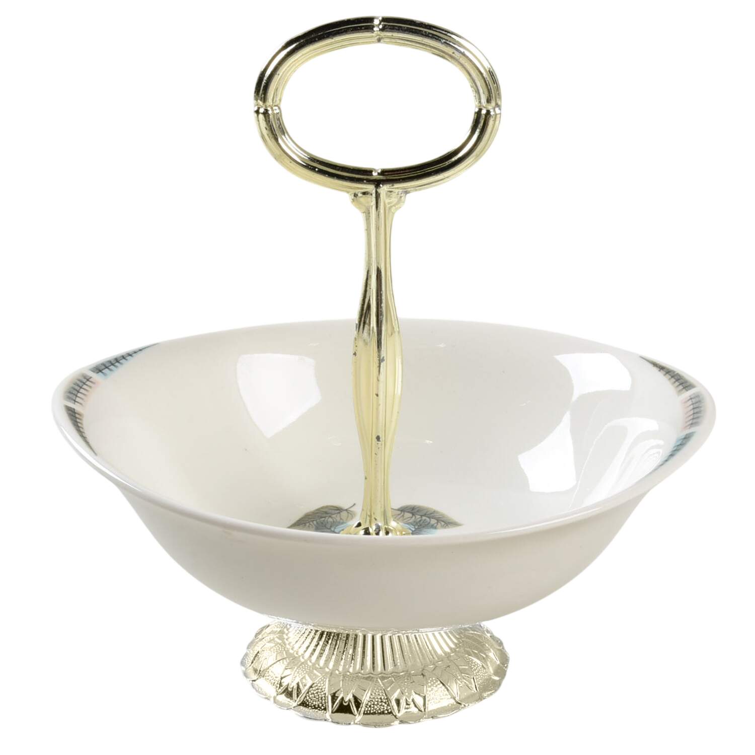 Seander 6"-7" Handled Footed Nut Dish HC by Wedgwood-1