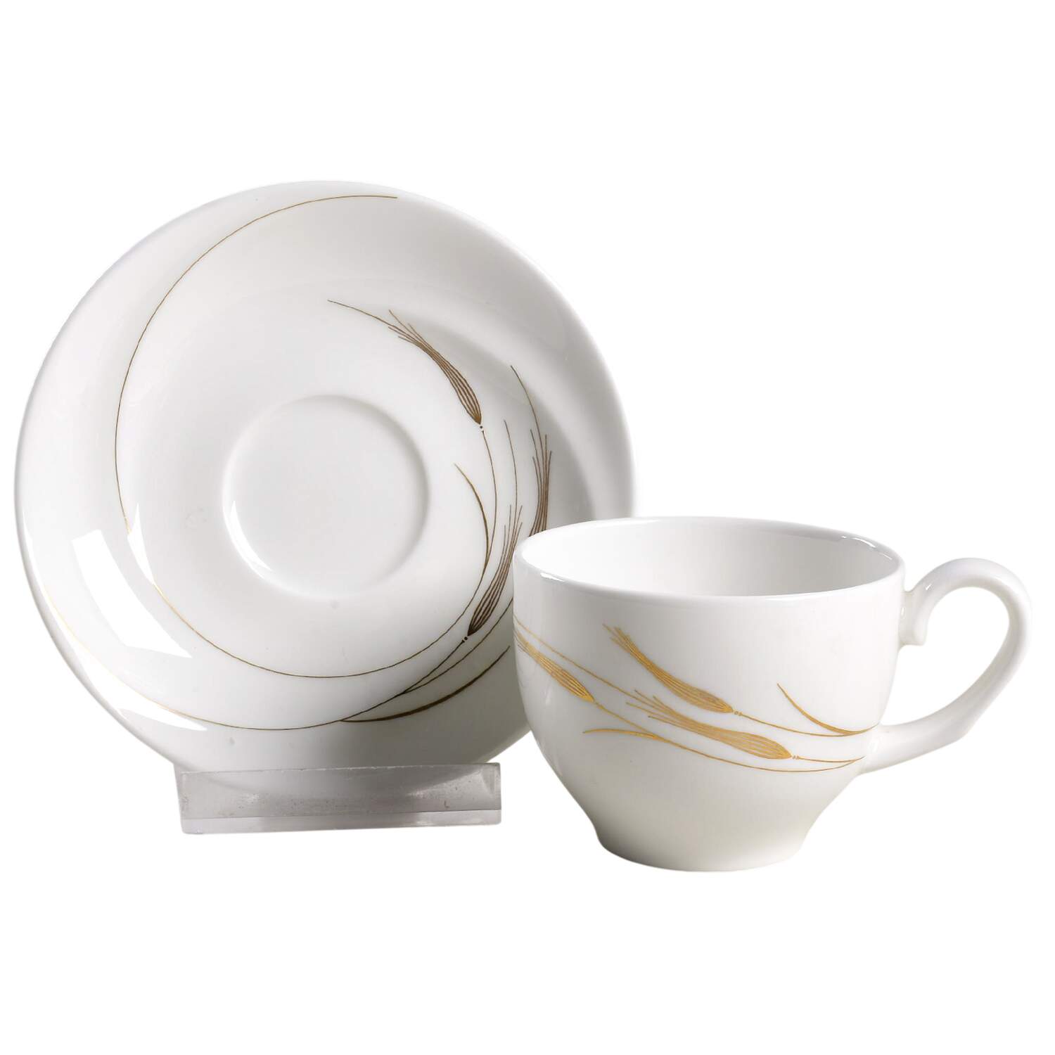 Serenity Flat Demitasse Cup & Saucer Set by Wedgwood-1