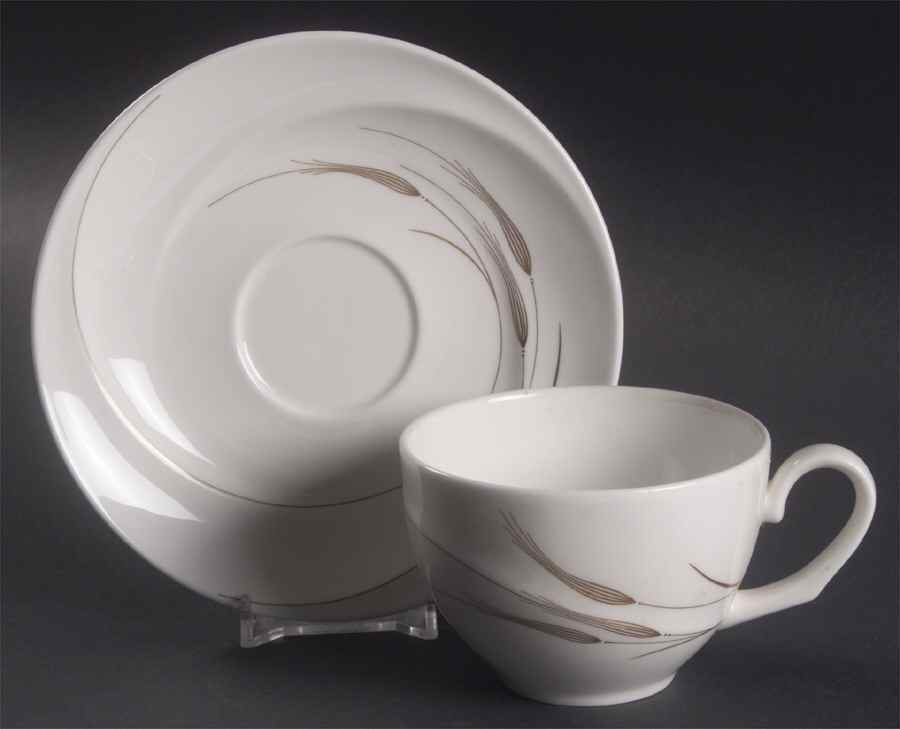 Serenity Flat Cup & Saucer Set by Wedgwood-1