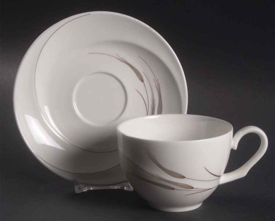 Serenity Flat Cup & Saucer Set by Wedgwood-1