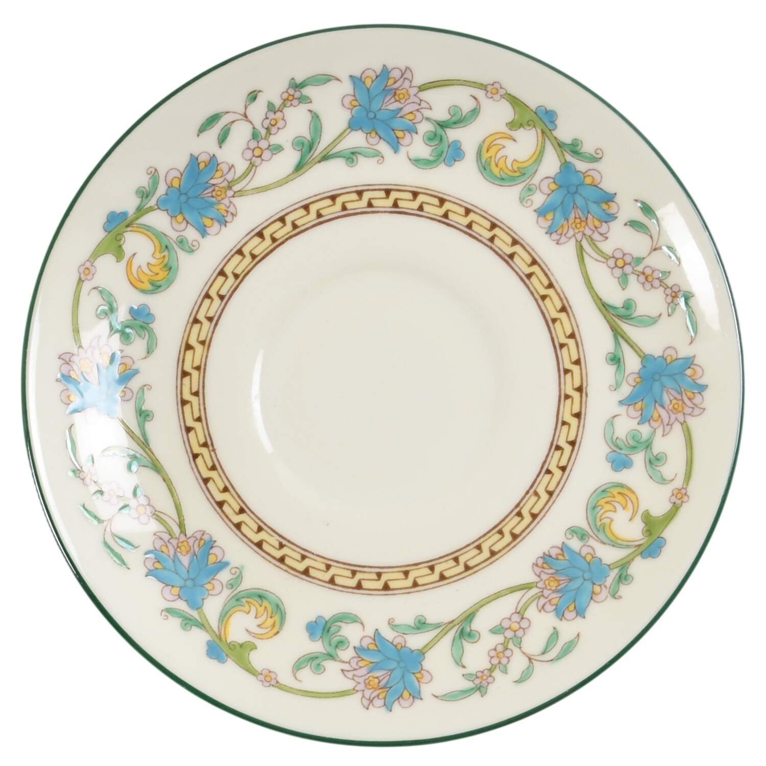 Shah (W734, Cream Rim) Saucer for Peony Shape Footed Cup by Wedgwood-1