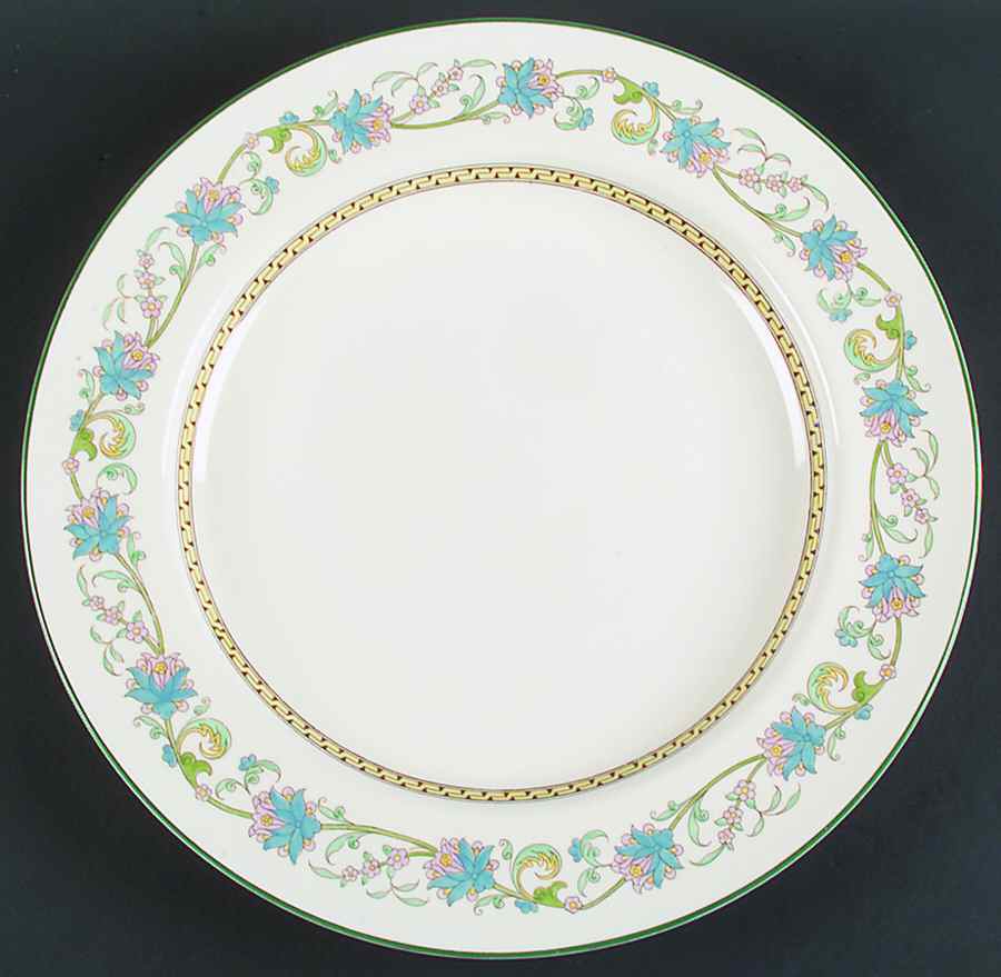 Shah (W734, Cream Rim) 15" Chop Plate (Round Platter) by Wedgwood-1