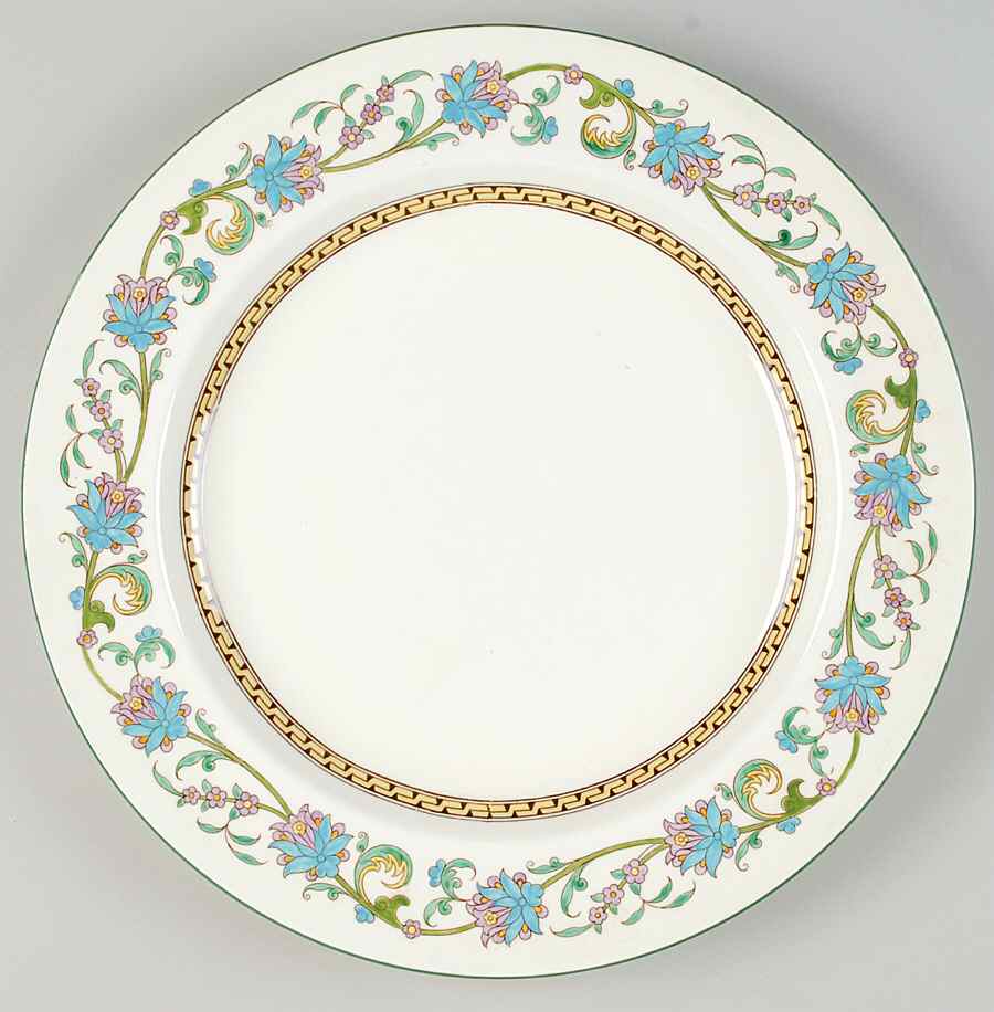 Shah (W734, Cream Rim) 13" Chop Plate (Round Platter) by Wedgwood-1