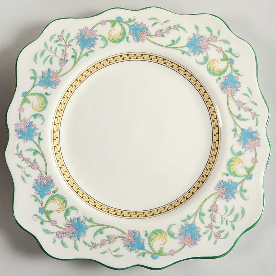Shah (W734, Cream Rim) Square Salad Plate by Wedgwood-1