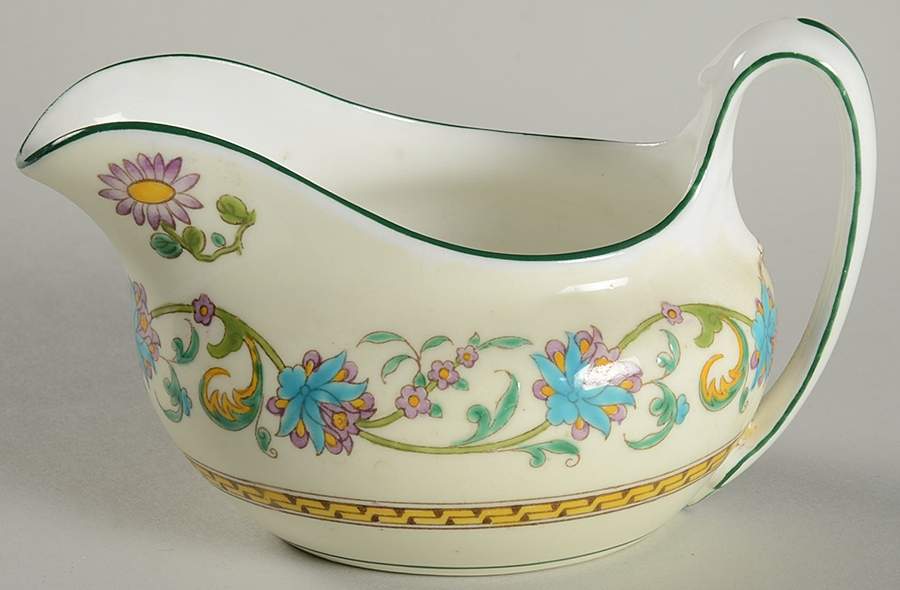 Shah (W734, Cream Rim) Creamer by Wedgwood-1